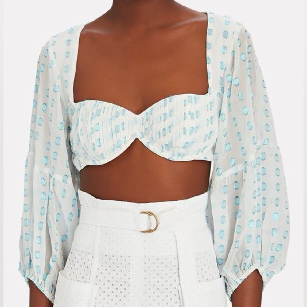 For Love & Lemons Ruthie Crop Top